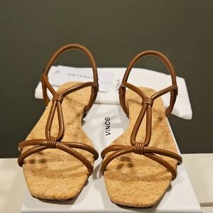 Vince Women's Brown Strappy Sandals